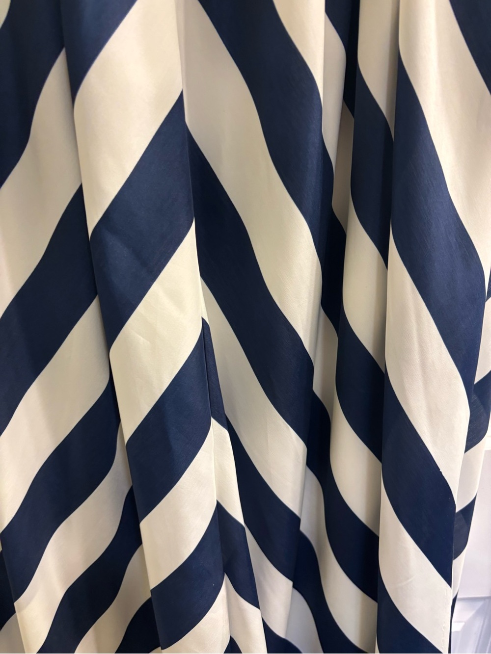 Lulus Navy & White Stripe Strapless Maxi Dress XS - Picture 4 of 5